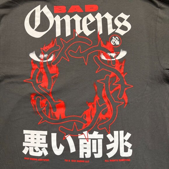 Bad Omens Crown of Thorns T-shirt size large - Picture 2 of 4